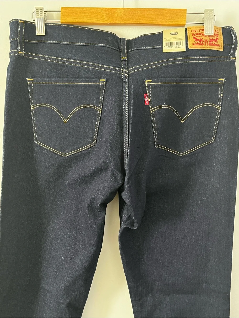 *2 PAIRS* Levi's Dark Wash "312 Shaping Slim" Mid-Rise Jeans - Picture 6 of 7